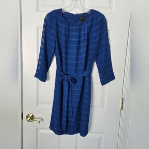 Ann Taylor Blue Shear Dress, size XS.